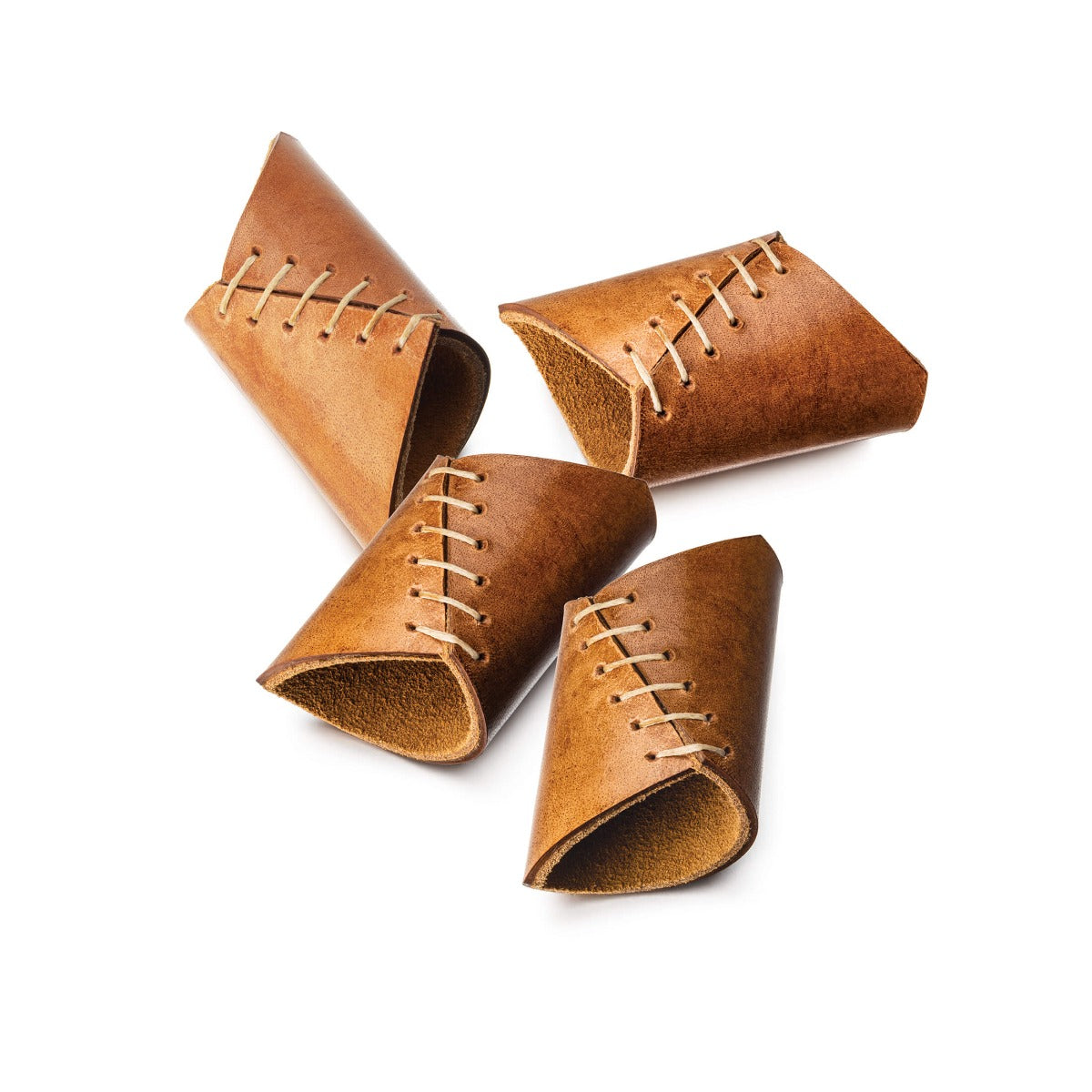 Anelli per tovaglioli in pelle, set da 4