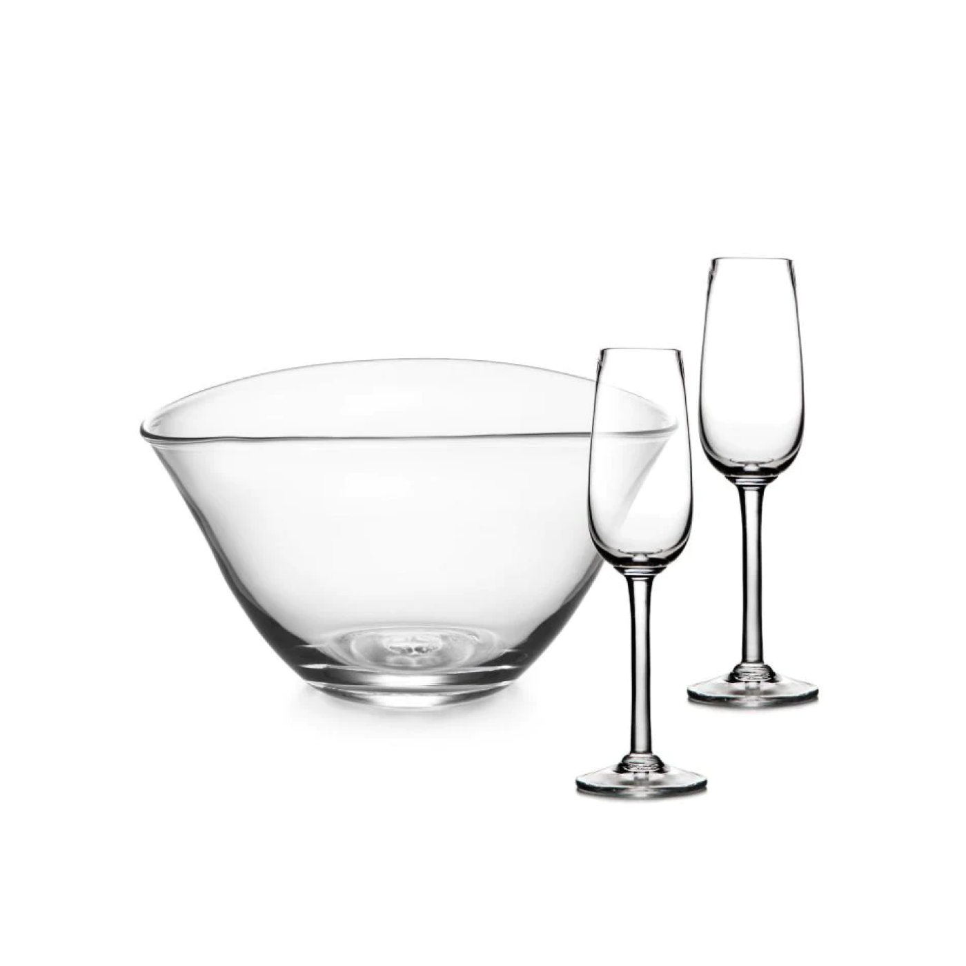 Set regalo moderno di champagne