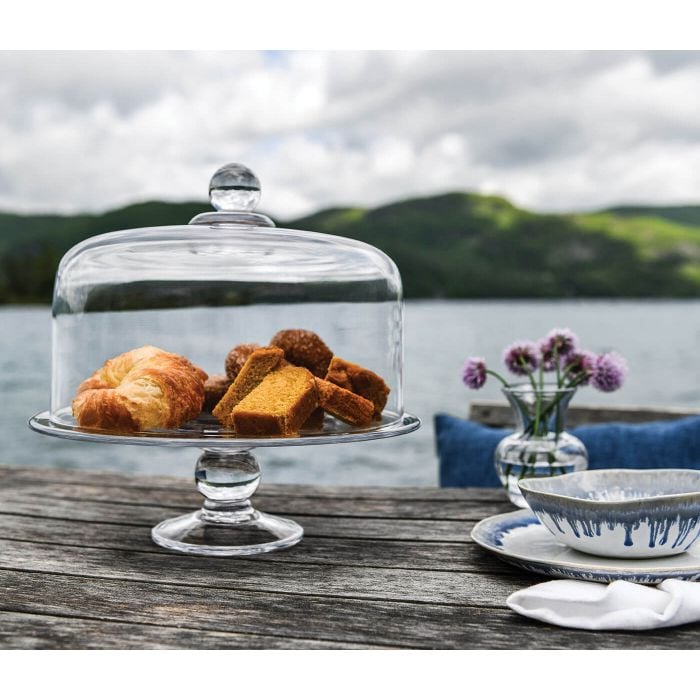 Set di piatti per torta e cupola Hartland - Grande