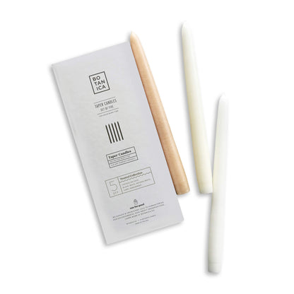 Set di candele coniche neutre - 10 pollici - Set di 5