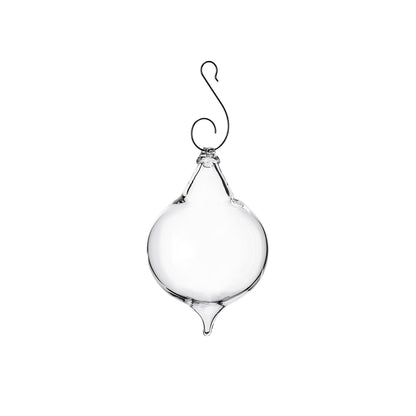 Ornamento trasparente con puntale
