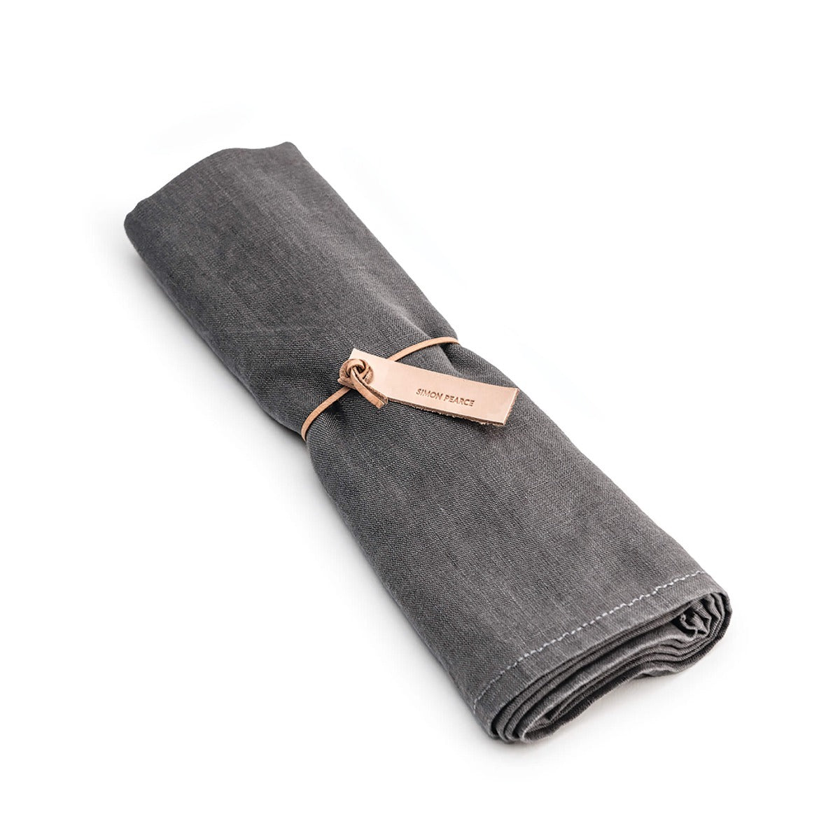 Runner in lino, 95 pollici - Grigio