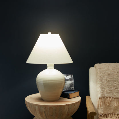 Lampada in ceramica Belmont, media