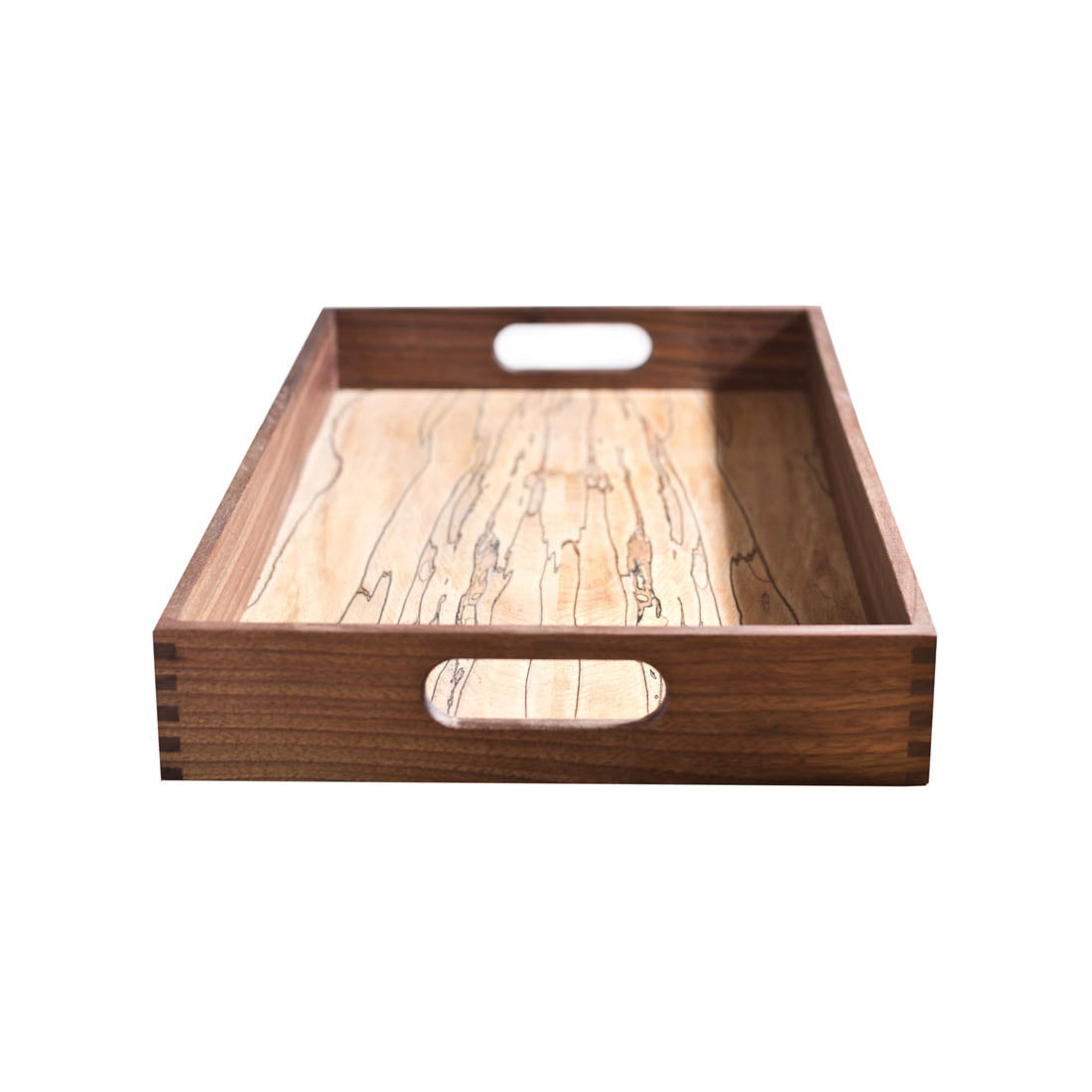 Vassoio per il pane in noce nero e acero