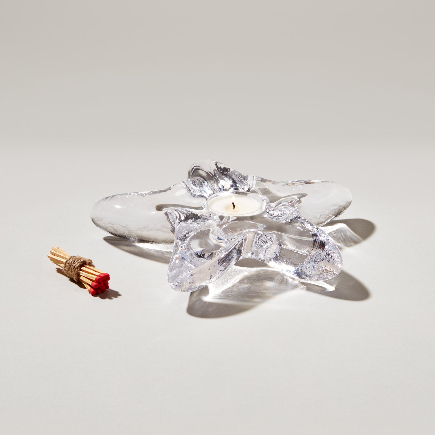 Tealight a forma di stella marina in confezione regalo