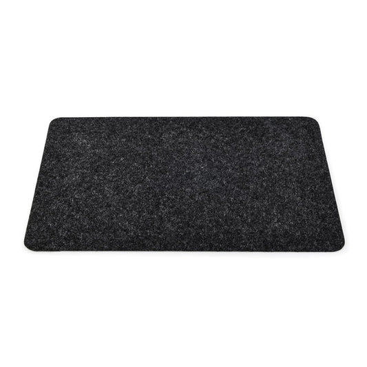 Tovaglietta rettangolare in feltro color carbone