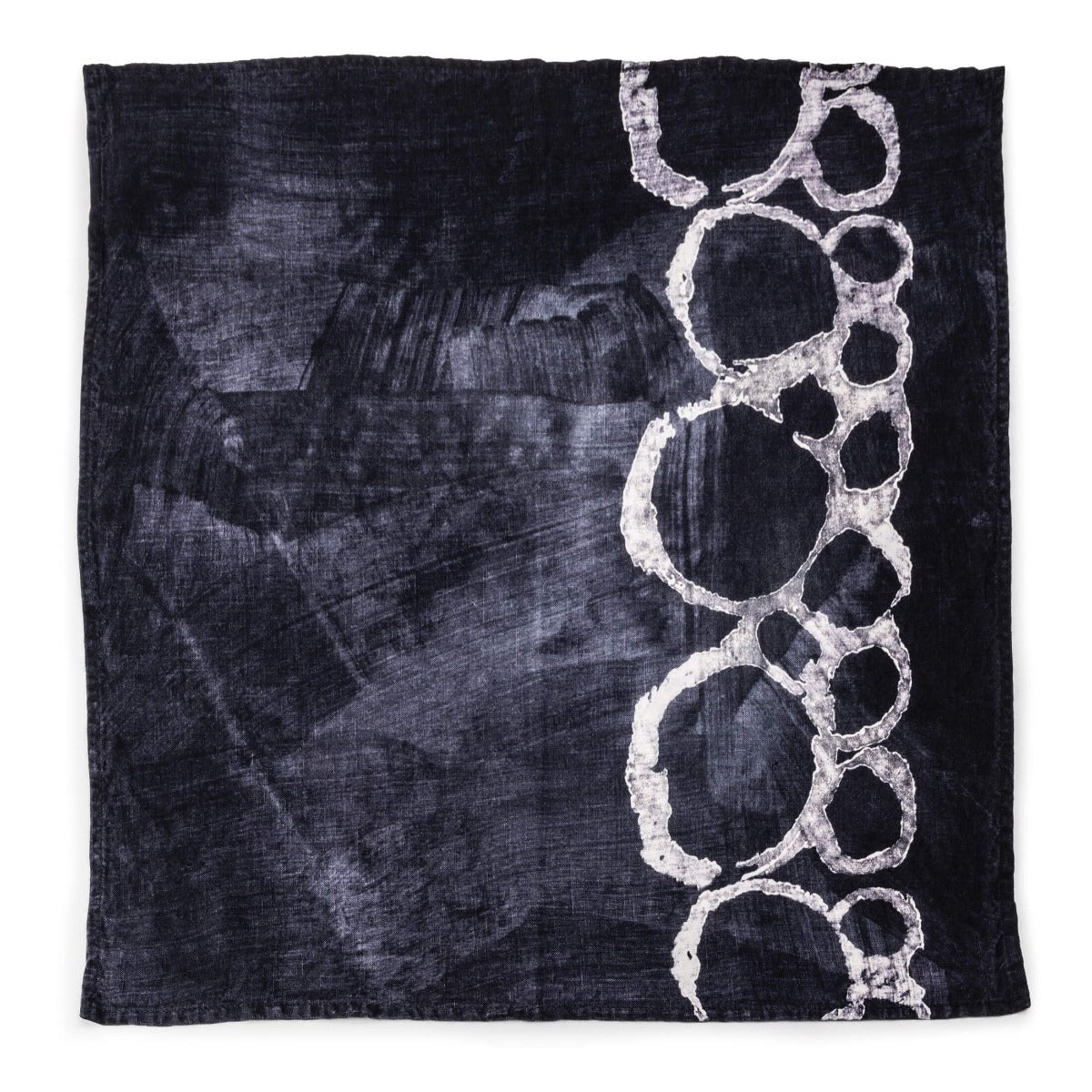 Tovagliolo di lino ad anello color melanzana - 18