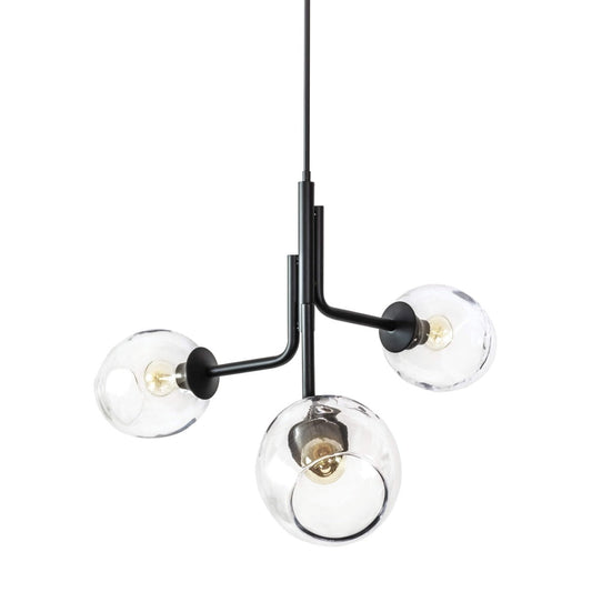 Lampadario Caledonia con 3 globi