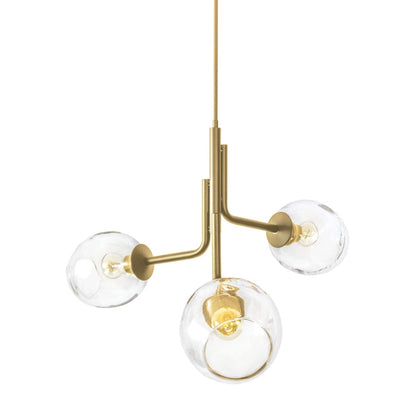 Lampadario Caledonia con 3 globi