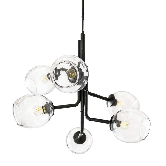 Lampadario Caledonia con 6 globi