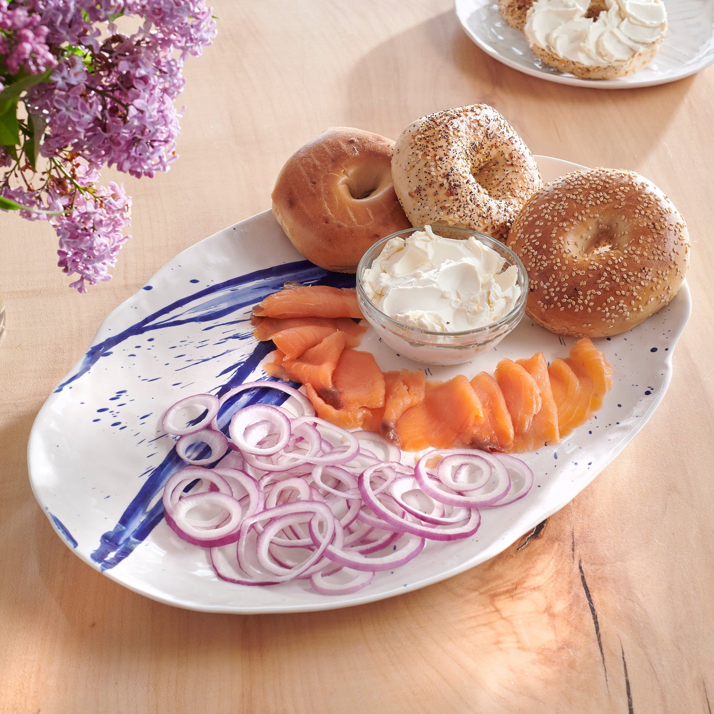 Piatto ovale Burlington - L - Artisan Blue