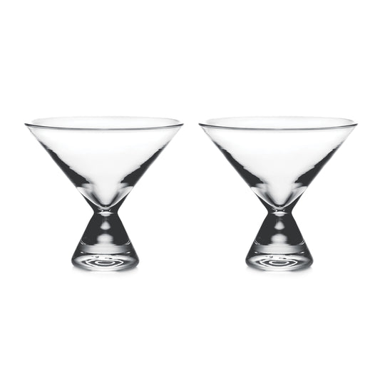 Westport Stemless Martini in confezione regalo - Set da 2