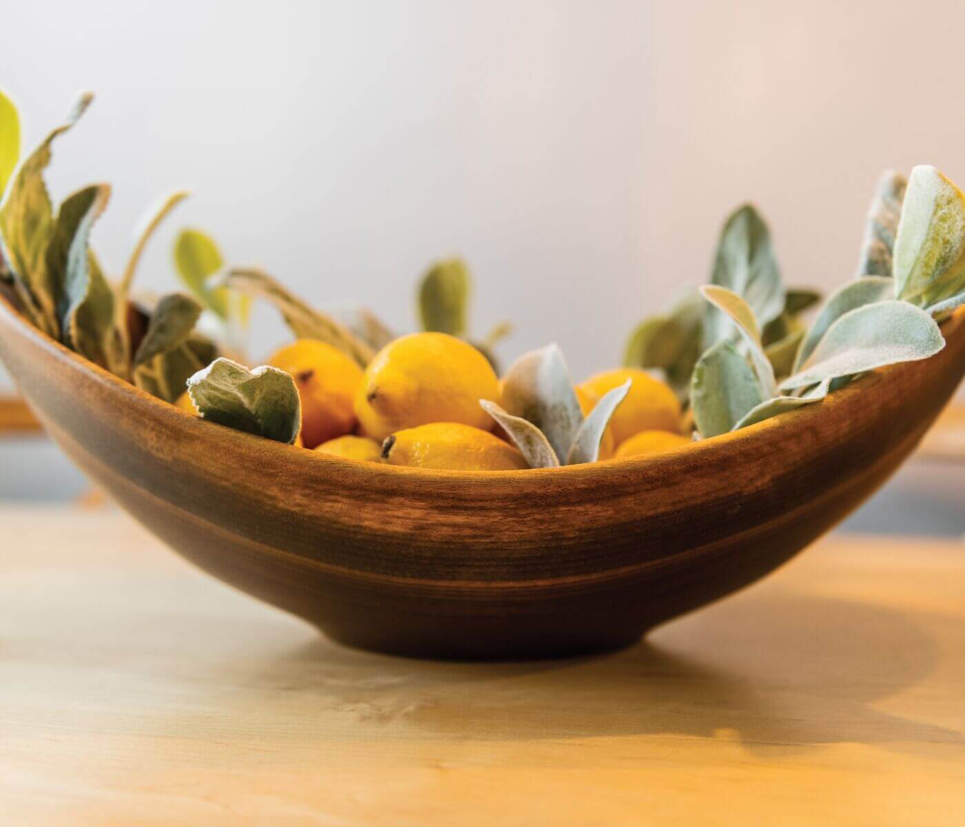 Ciotola Live Edge — Noce Nero