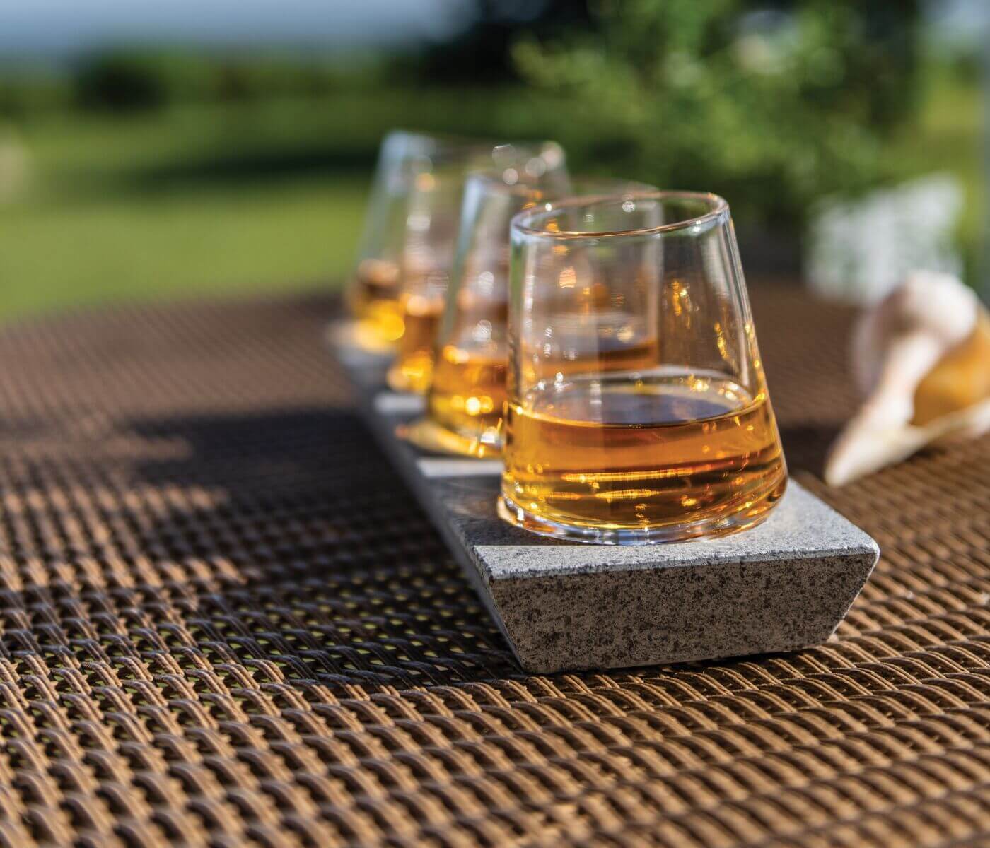 Whiskey alpino, set da 4 — Base in pietra ollare