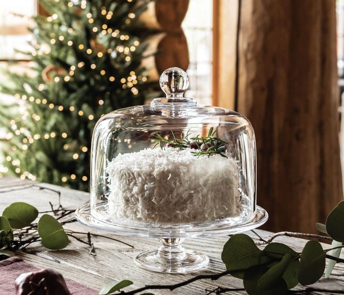 Set di piatti per torta e cupola Hartland - Medio