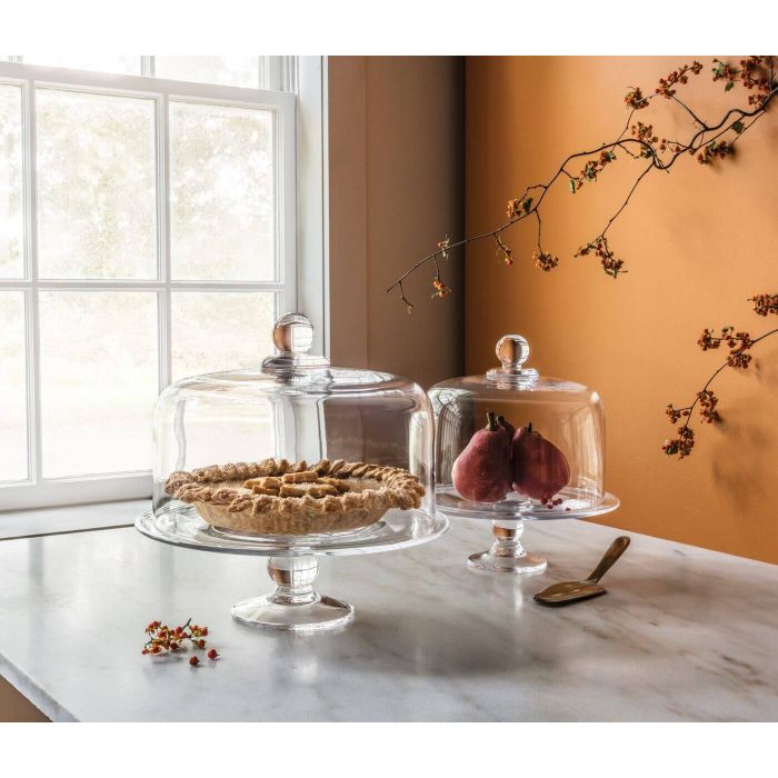 Set di piatti per torta e cupola Hartland - Grande