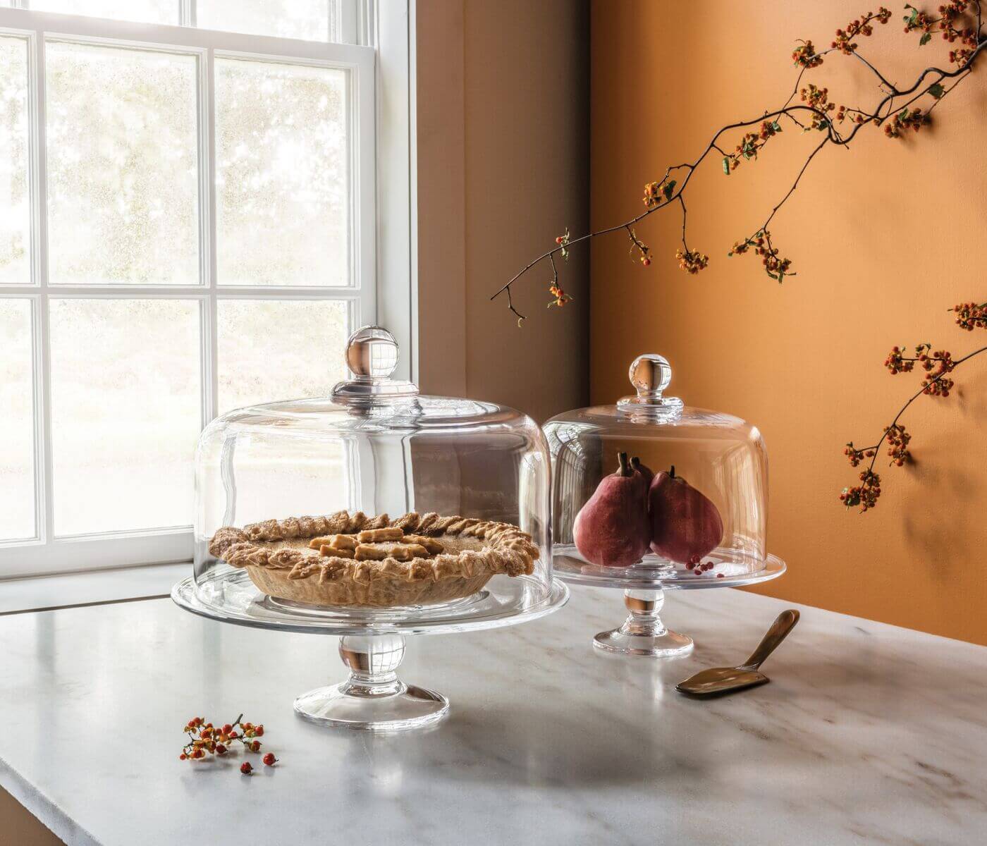 Piatto per torta Hartland a cupola