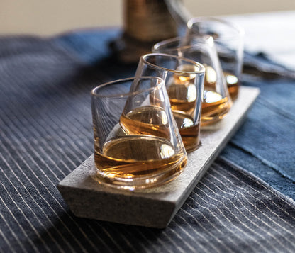 Whiskey alpino, set da 4 — Base in pietra ollare
