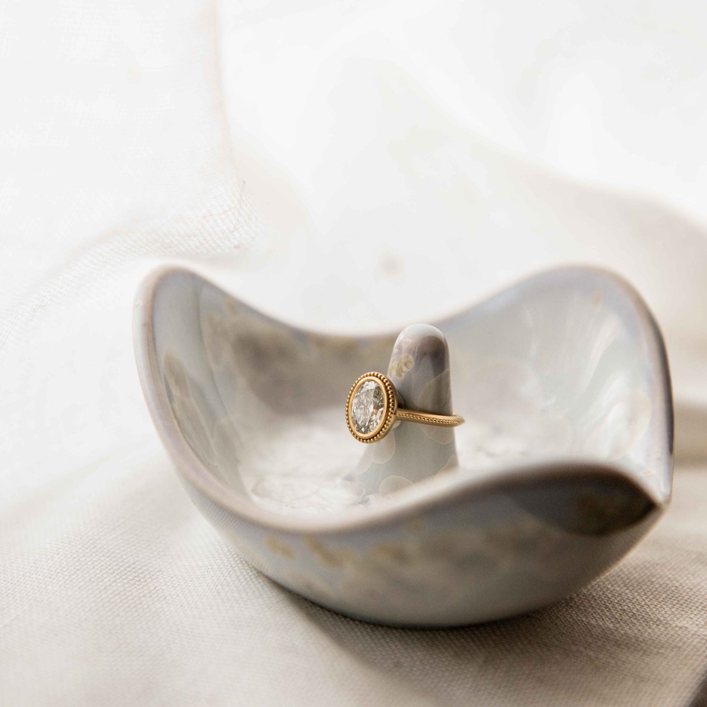 Porta anelli cristallino