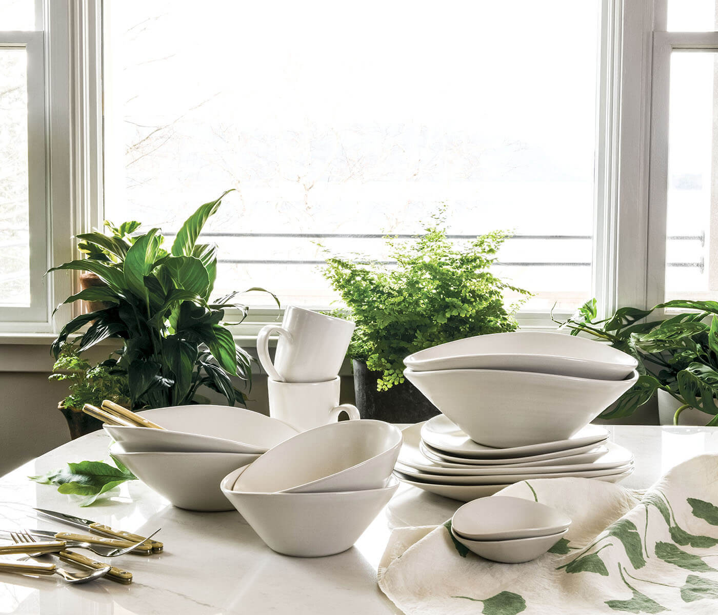 Stoviglie Barre — Alabastro