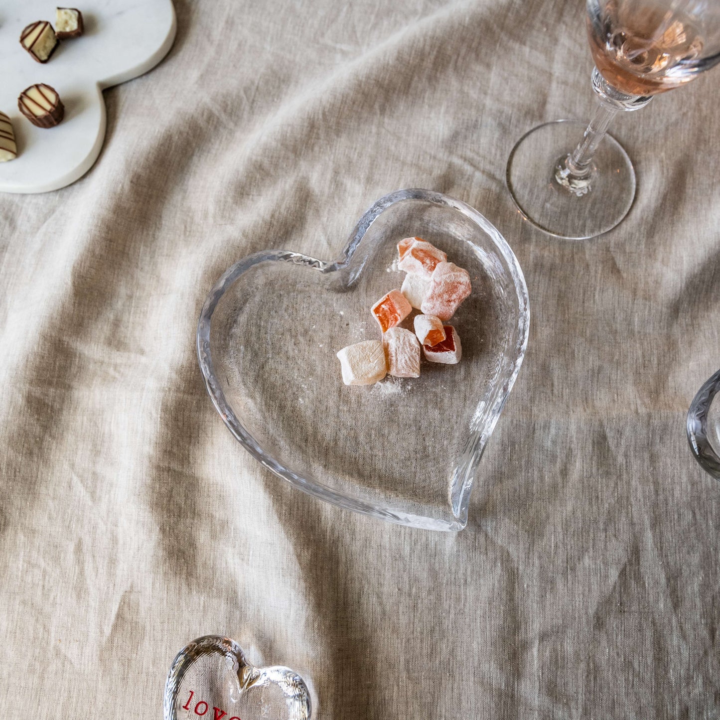 Vassoio a forma di cuore