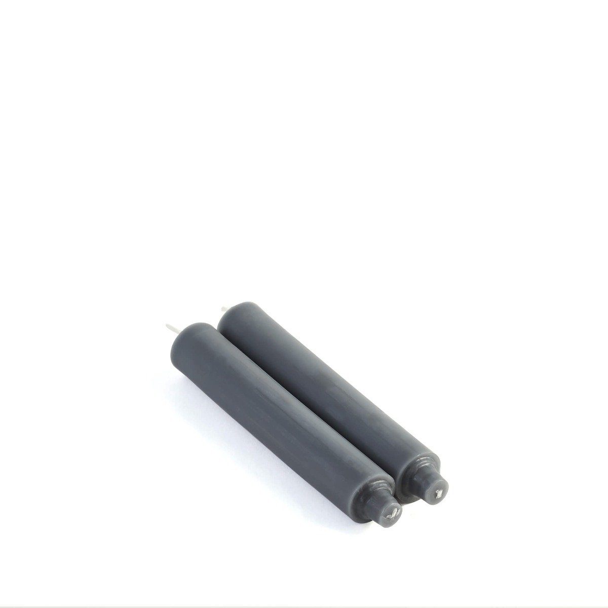 Candela a colonna conica, 9 pollici, set da 2 — Grigio