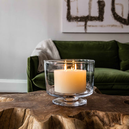 Candela a colonna, 6 x 4 — Avorio, tre stoppini