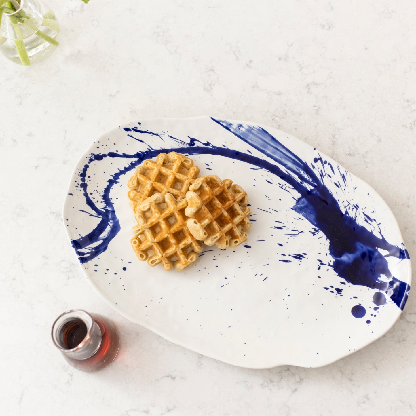 Piatto ovale Burlington - L - Artisan Blue