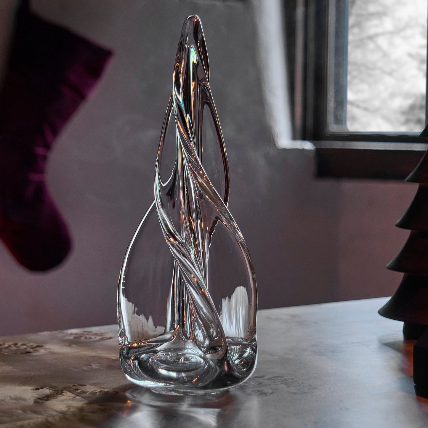 Sempreverde a spirale a quattro lati in scatola regalo