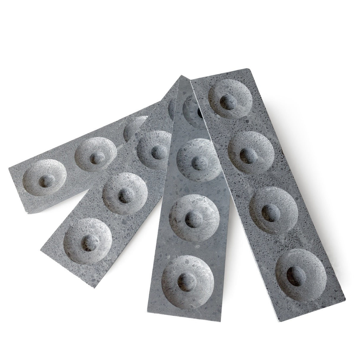 Whiskey alpino, set da 4 — Base in pietra ollare