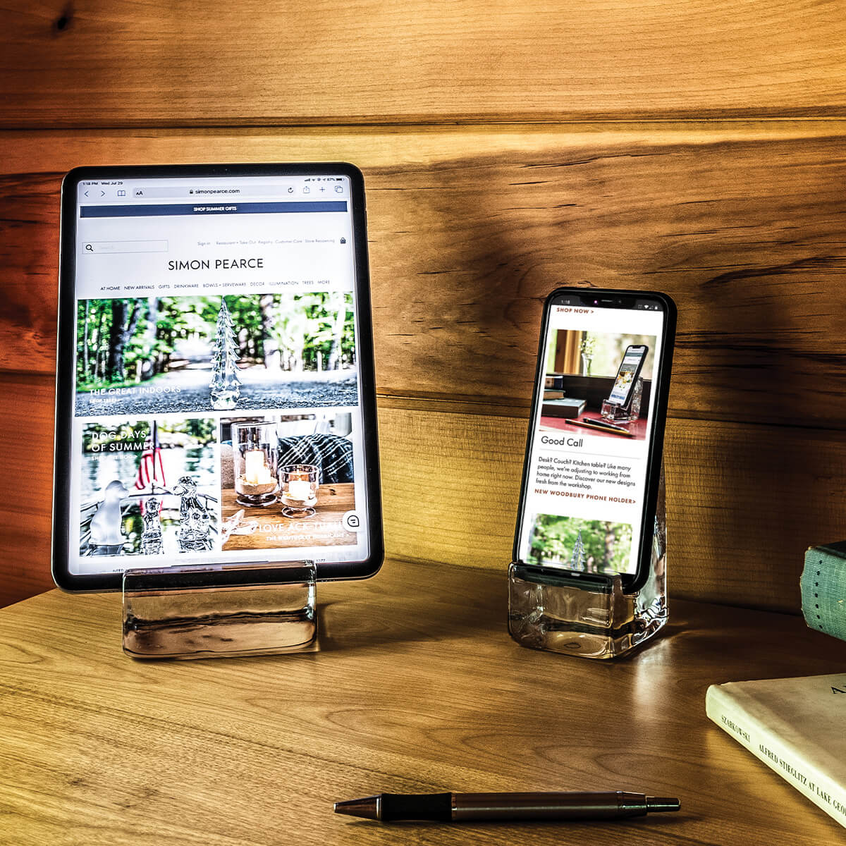 Supporto per tablet Woodbury in confezione regalo